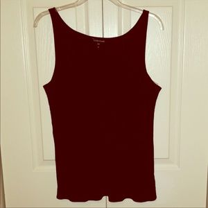 Black Eileen Fisher tank top size M EUC